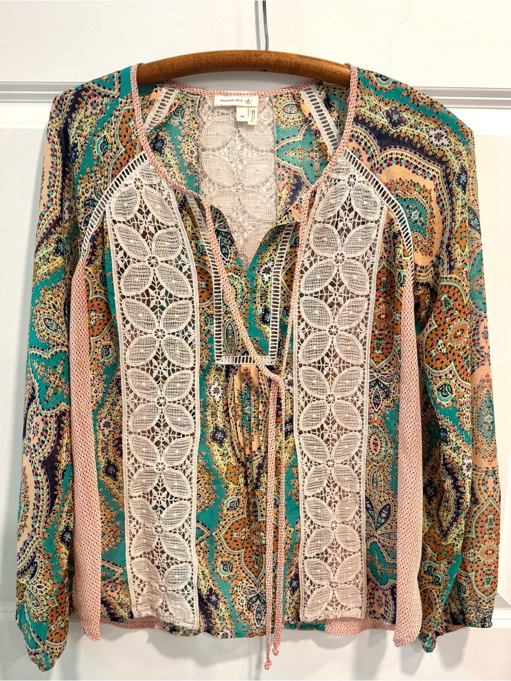Meadow Rue Giada Peasant Blouse